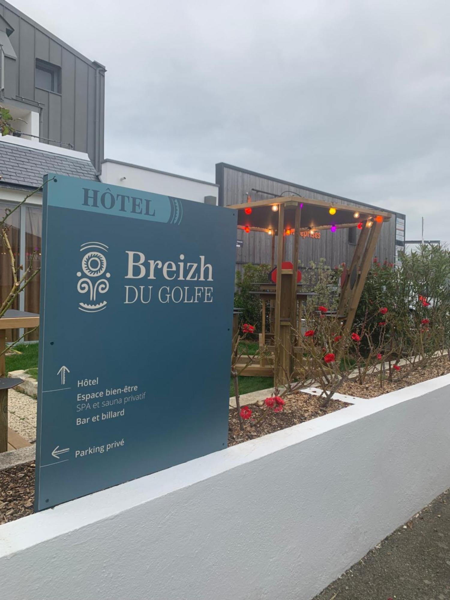 Hotel Breizh Du Golfe Arzon Exterior photo